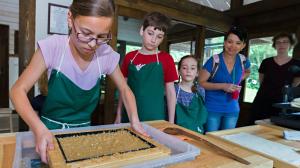 Vyrobte si papír ze sloního trusu! Foto: Petr Hamerník, Zoo Praha 