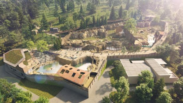 Visualization of the Arctic exhibition complex. Source Prague Zoo 