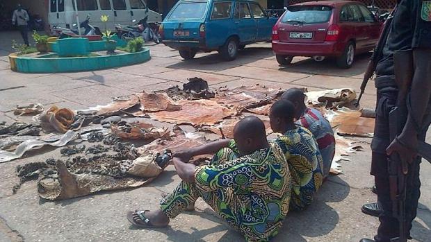 Snímek ze zatýkání překupníků. Foto: EAGLE Network