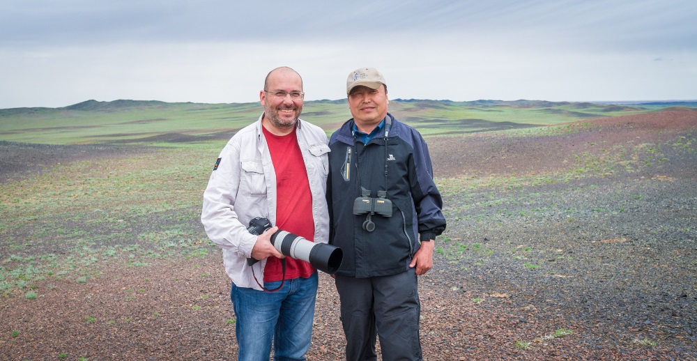 Miroslav Bobek ředitel Zoo Praha a Cao Jie ředitel Xinjiang Przewalski Wild Horse Breeding and Research Center. Foto MeiYin Kang, Zoo Praha