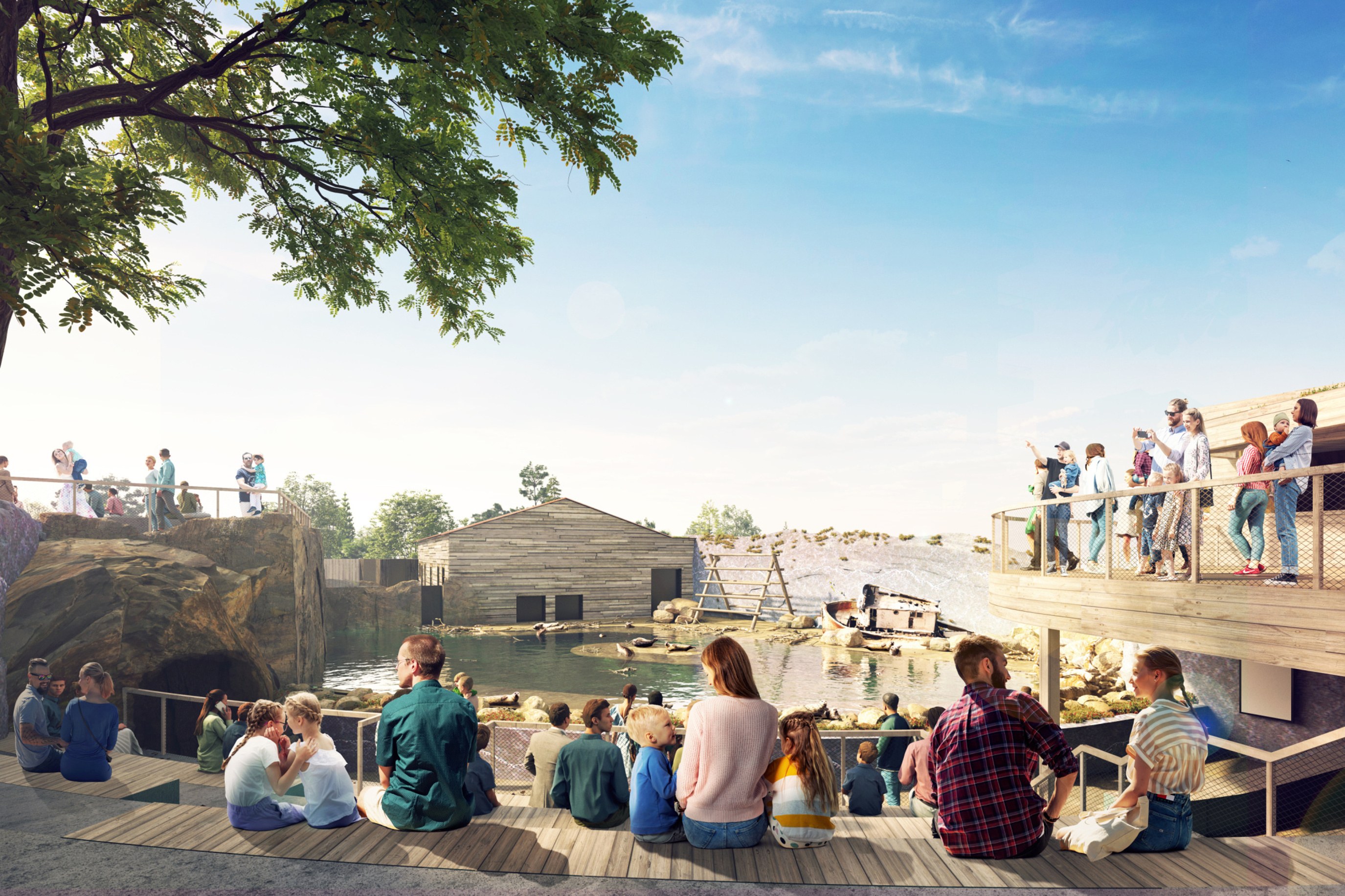 Visualization of the Arctic exhibition complex. Source Prague Zoo