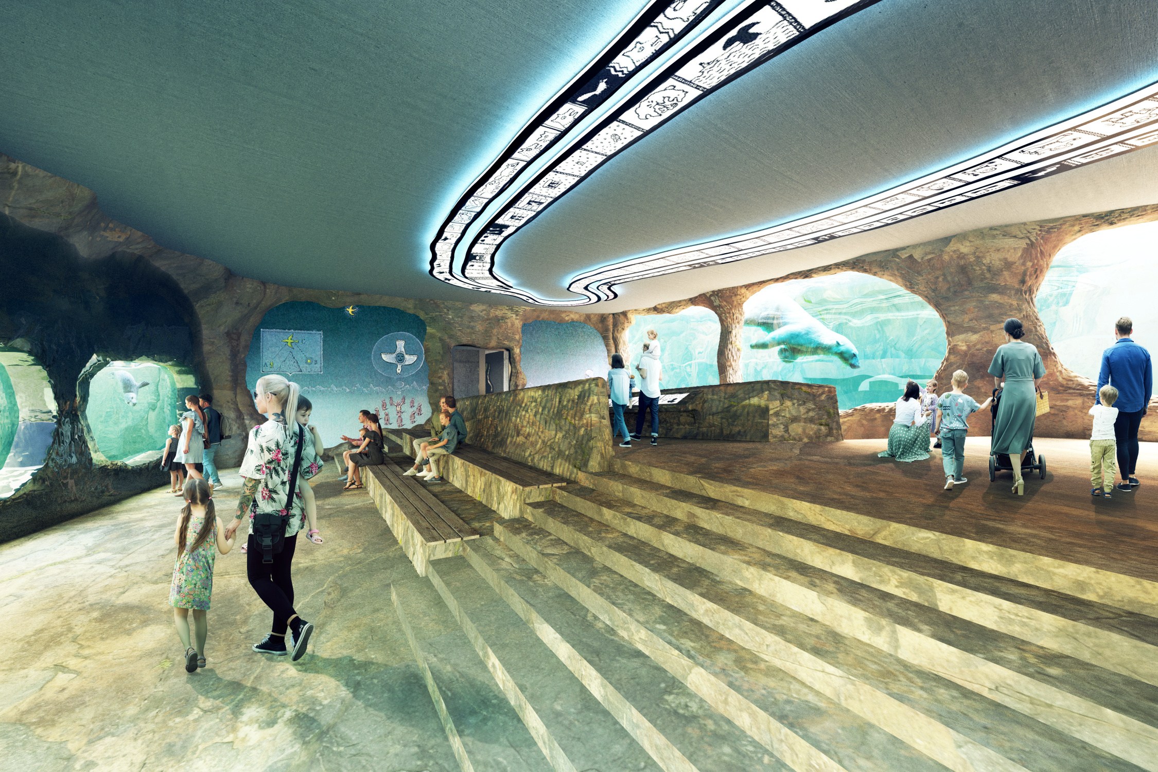 Visualization of the Arctic exhibition complex. Source Prague Zoo