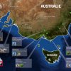 1.	Mapa, která zachycuje, kde všude v Austrálii Zoo Praha pomohla a pomáhá, Zdroj Zoo Praha